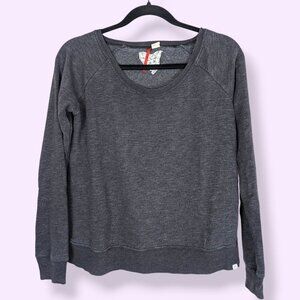 Element Grey Scoop Neck Sweater